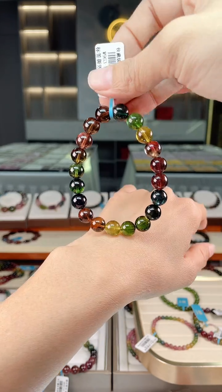 【闪购商品】碧玺单圈手串未镶嵌（多样性发一条）Q