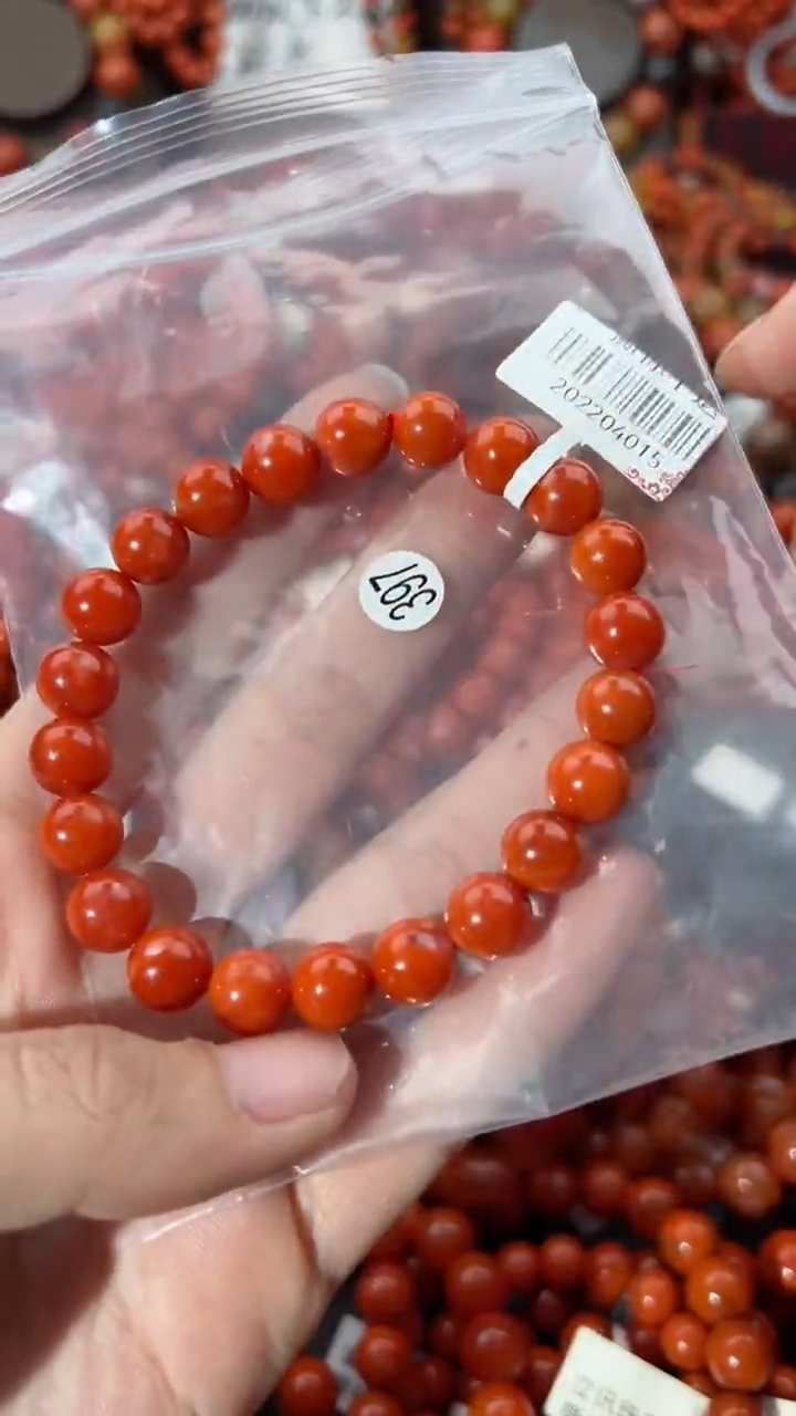 【闪购商品】南红玛瑙手串未镶嵌9