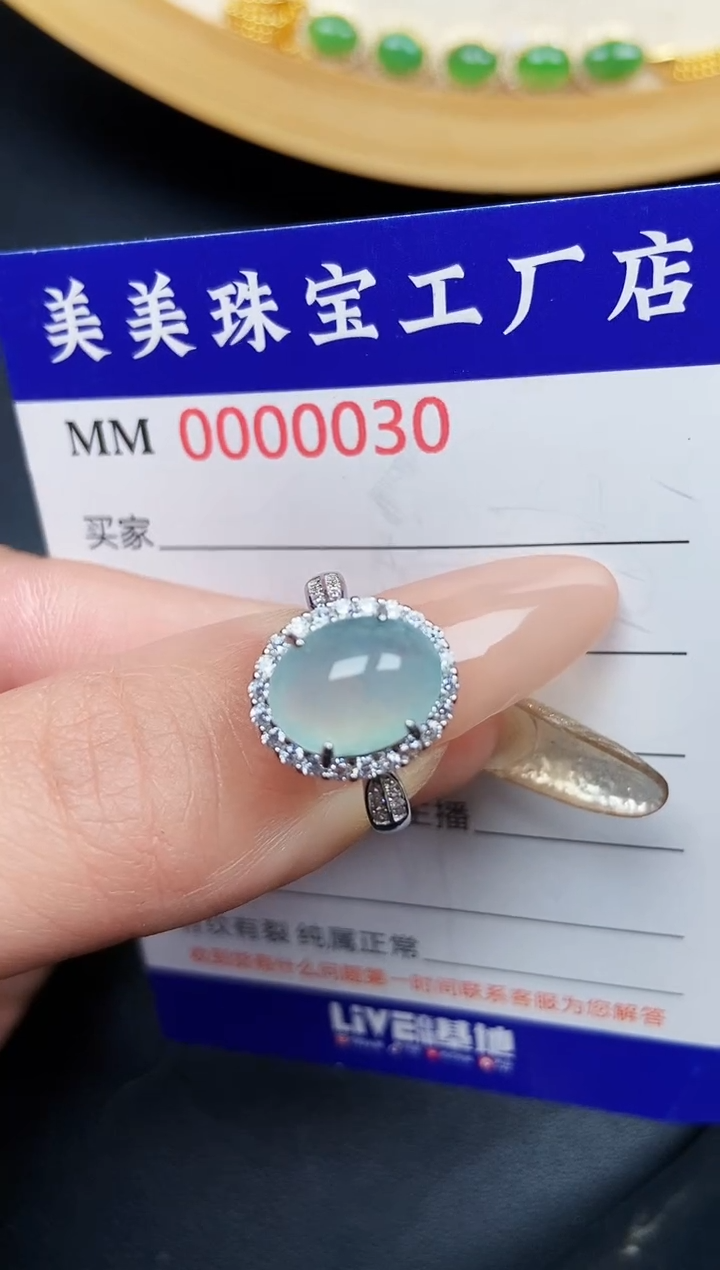 【闪购商品】翡翠颈饰银S925镶嵌0030