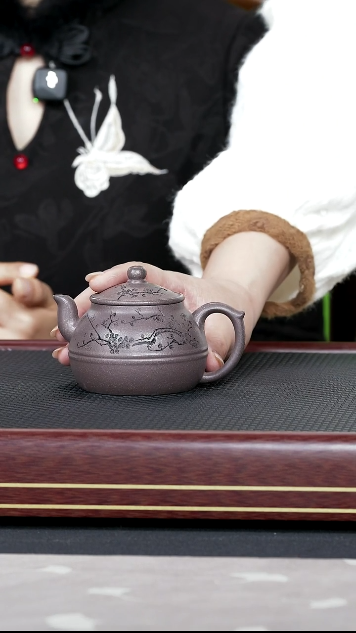 茶壶紫砂紫砂13 百年旭斋  玉笠 古天青 160cc