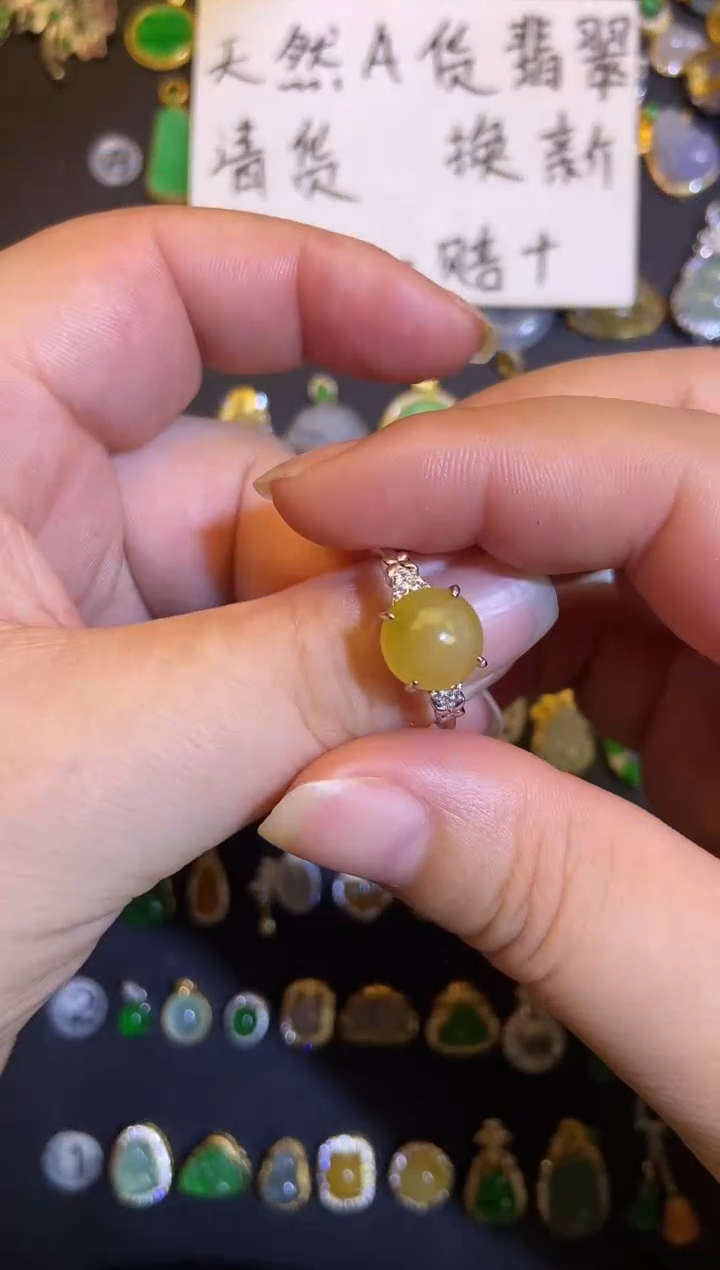 吊坠(不含链)银S925镶嵌翡翠1