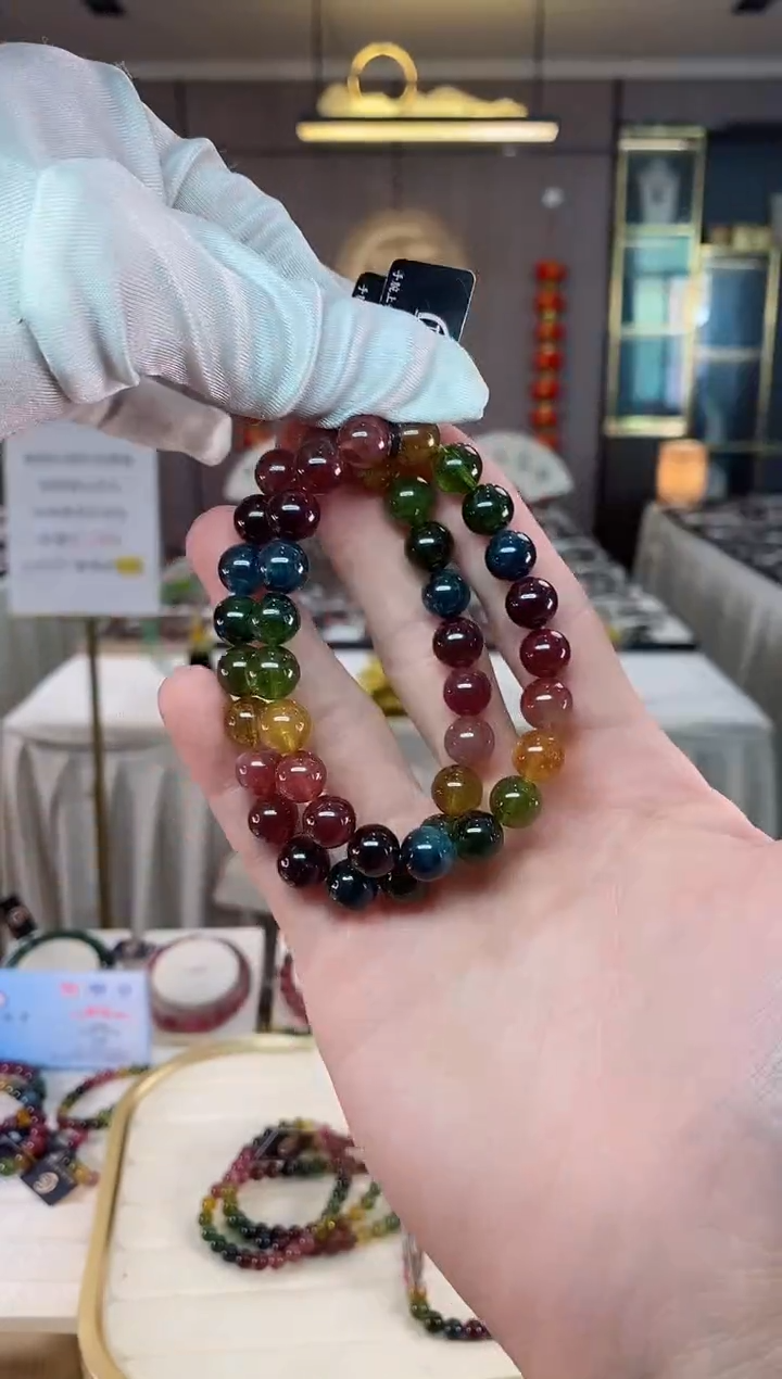 【闪购商品】碧玺单圈手串9mm+未镶嵌（多样性发一条）xion