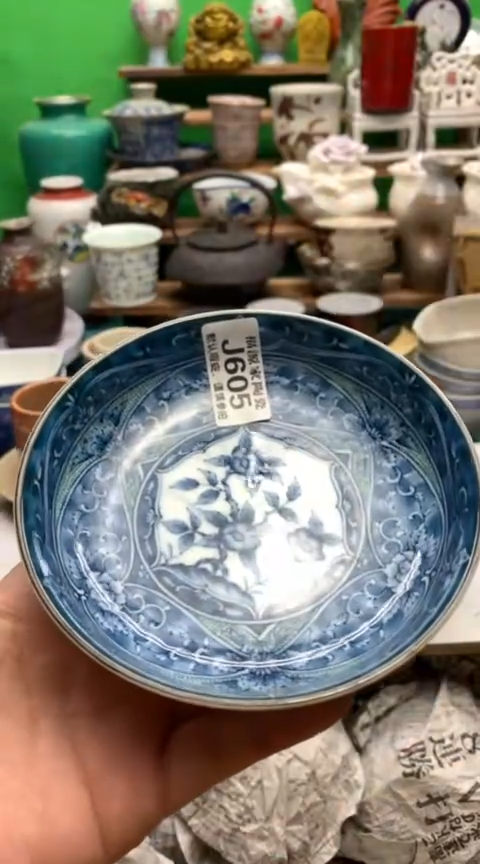 【闪购商品】盖碗海外回流瓷器