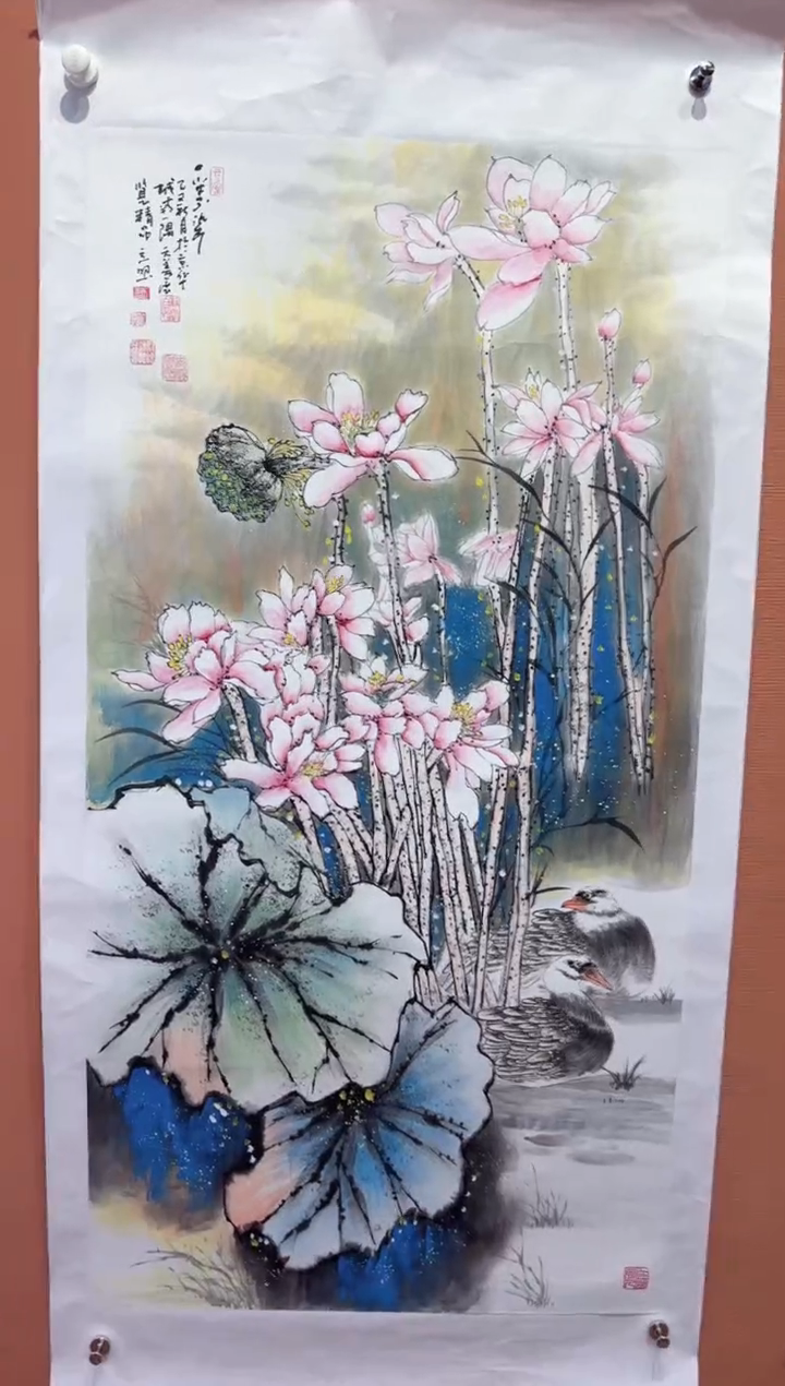 国画师立照老师国画作品