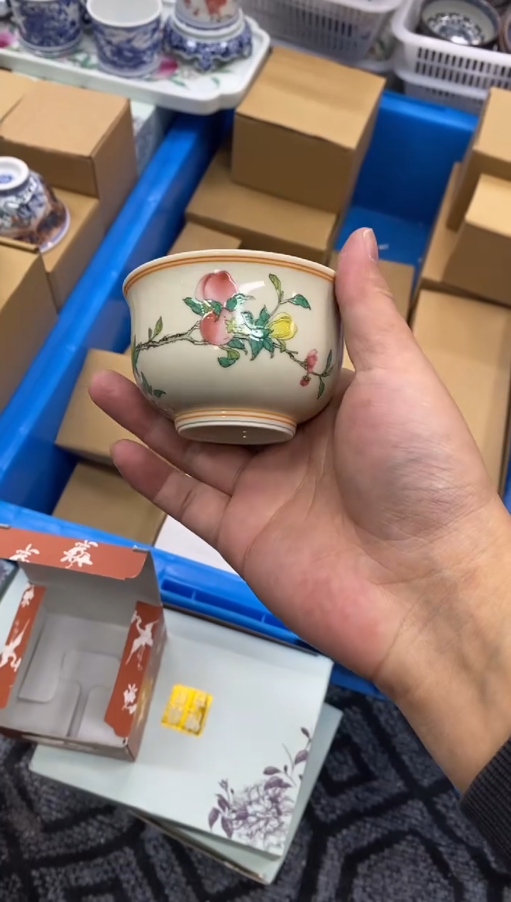 陶瓷景德陶瓷茶具容量约80