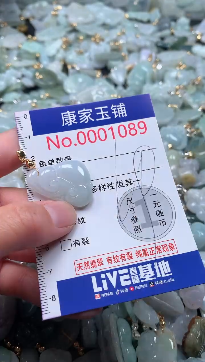 【闪购商品】翡翠吊坠(不含链)未镶嵌1089
