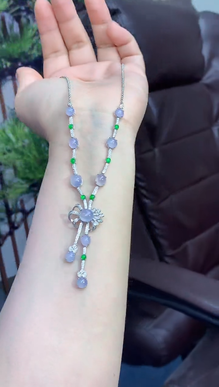 【闪购商品】翡翠颈饰18K金镶嵌712-中国好珍宝