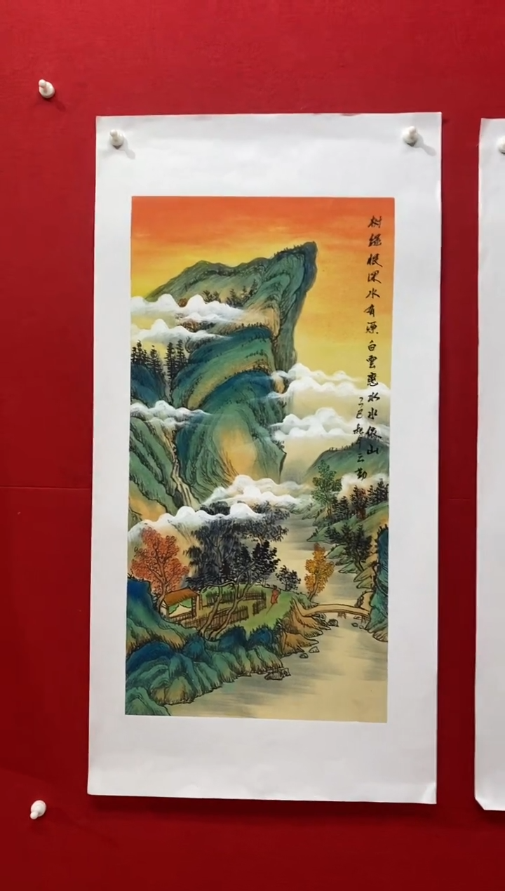 国画国画NYQ杰牛云勤老师作品
