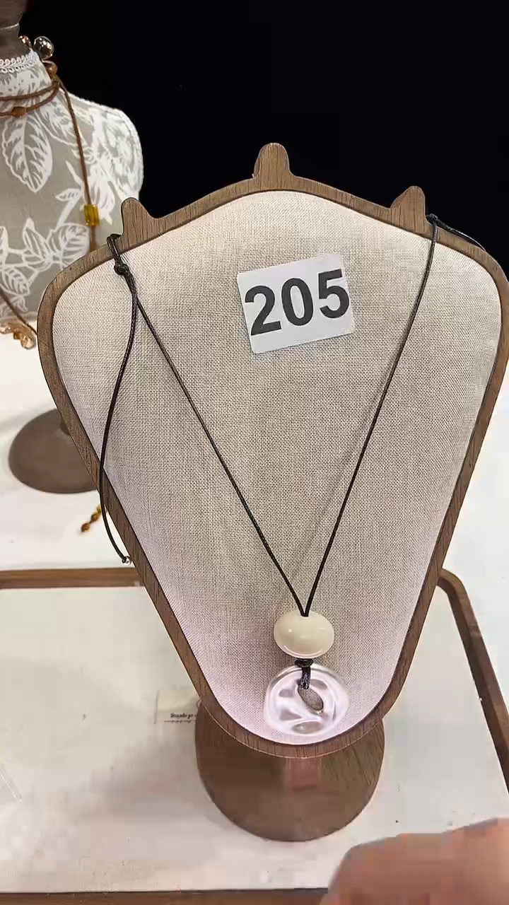项链钛钢淡水珍珠205