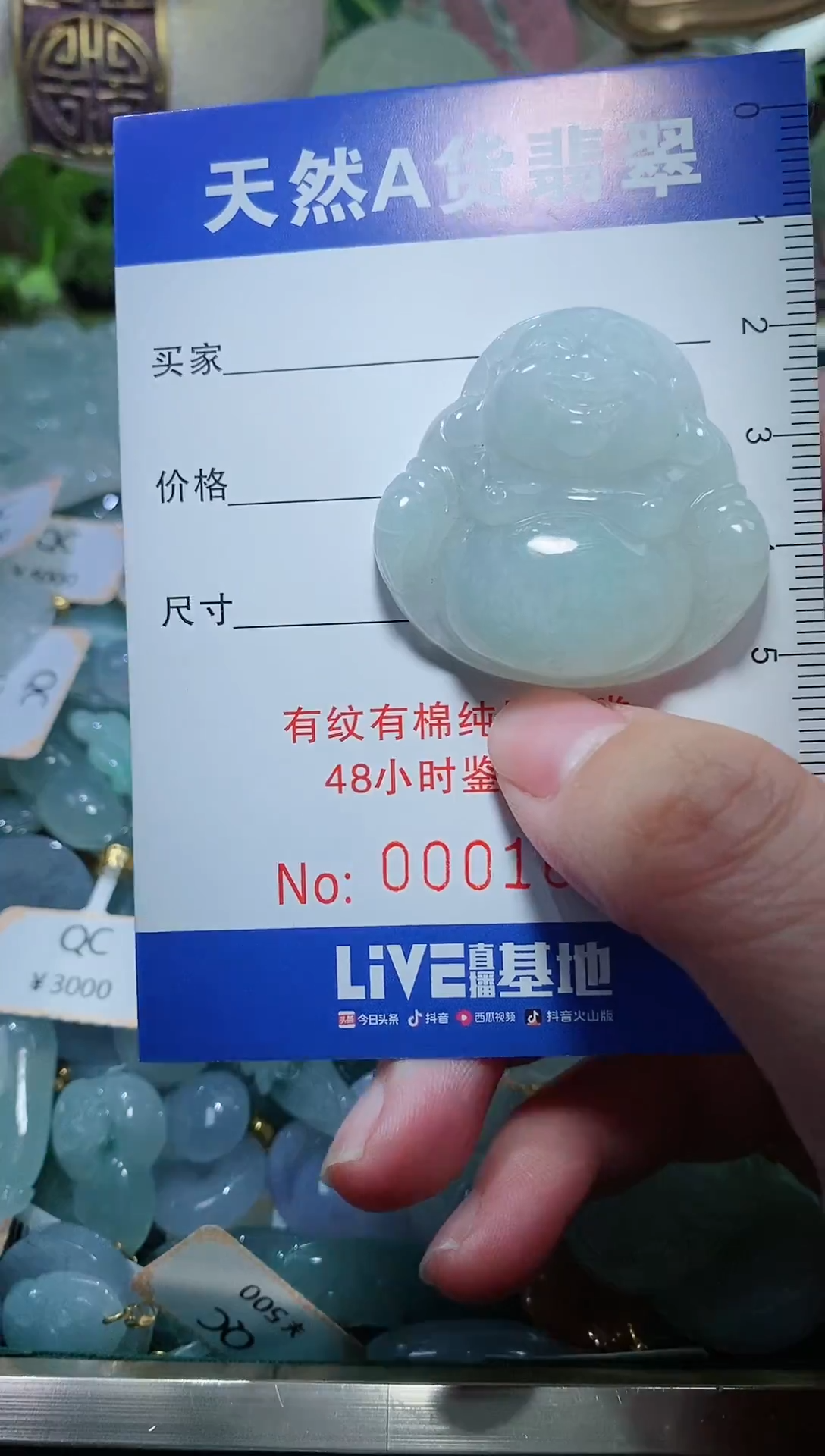 【闪购商品】翡翠颈饰未镶嵌 天然A货翡翠一件