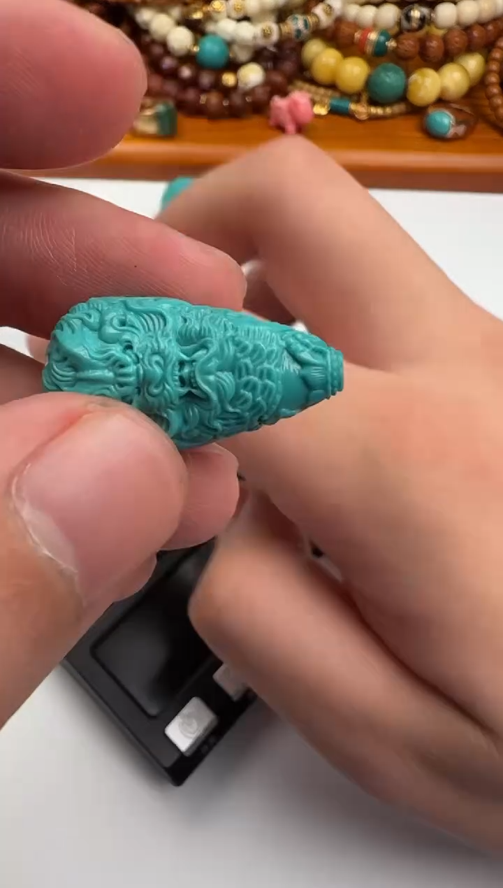 绿松石未镶嵌吊坠(不含链)绿松石