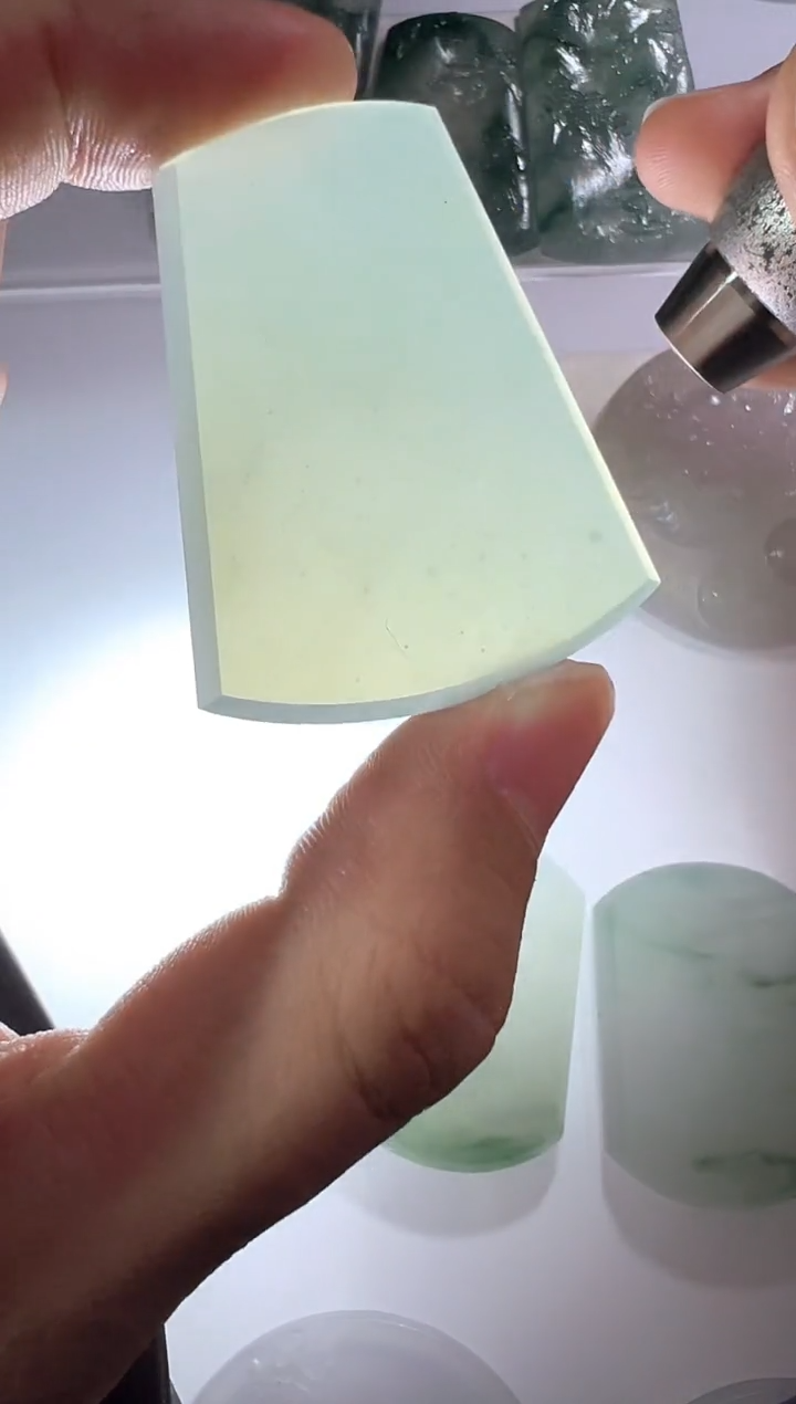 未镶嵌定制翡翠无事牌