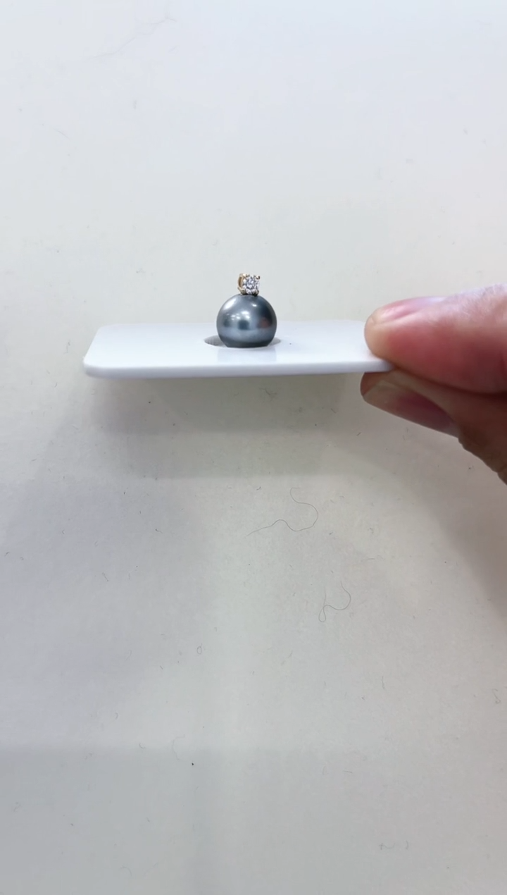 【闪购商品】海水珍珠颈饰银S925镶嵌大溪地珍珠吊坠