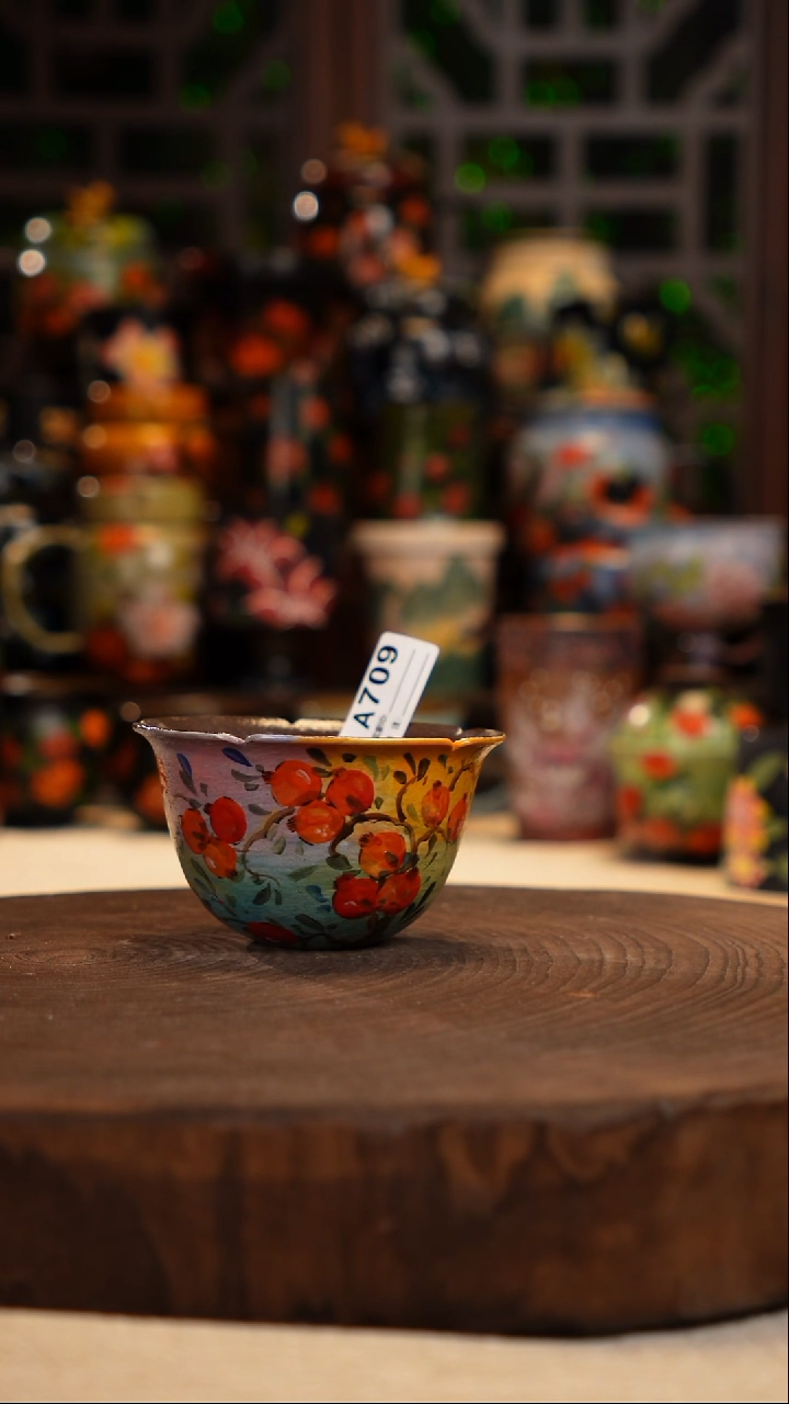 油画  手绘釉下彩709