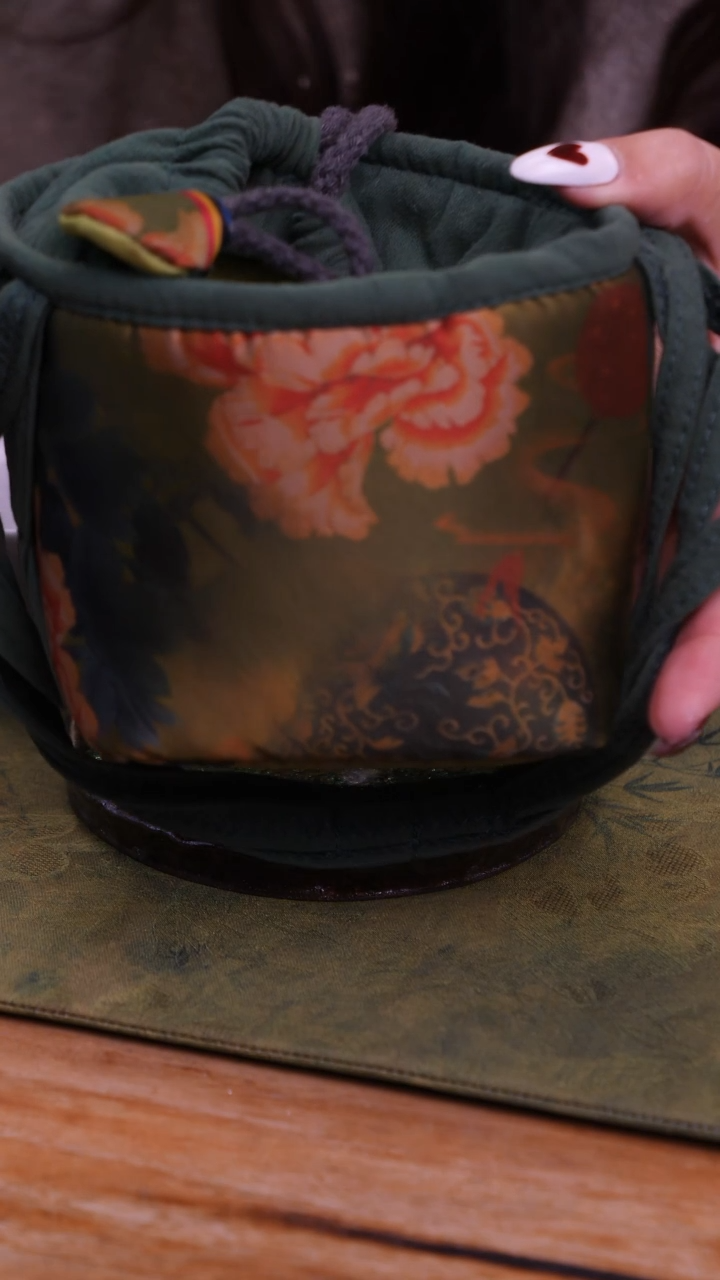 【闪购商品】牡丹花刺绣茶室包