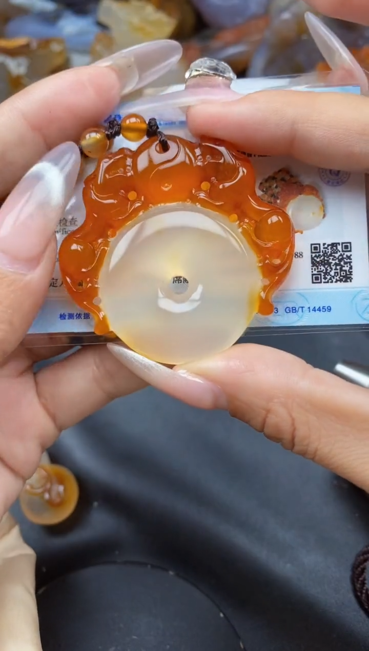 【闪购商品】玛瑙/玉髓颈饰未镶嵌ll