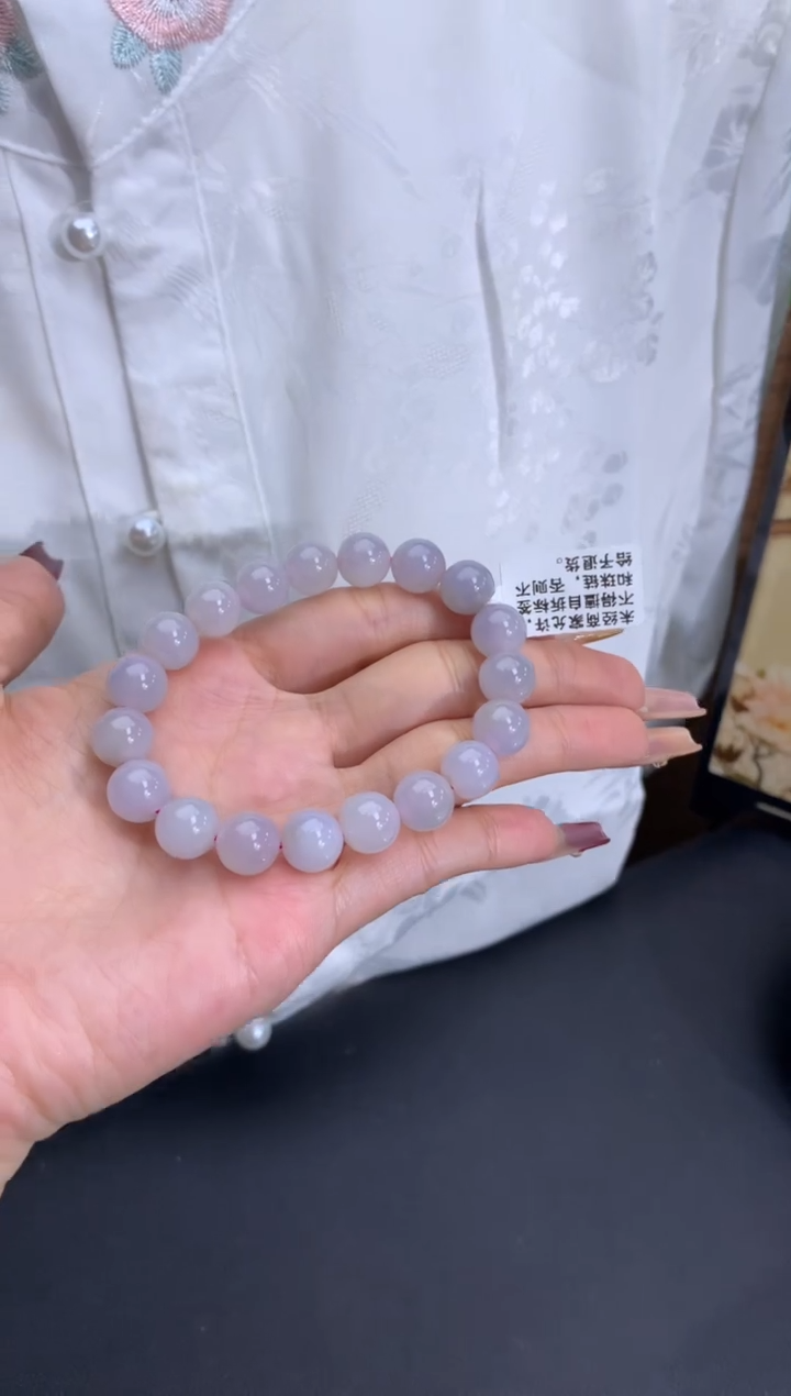 【闪购商品】翡翠手链未镶嵌卡10mm