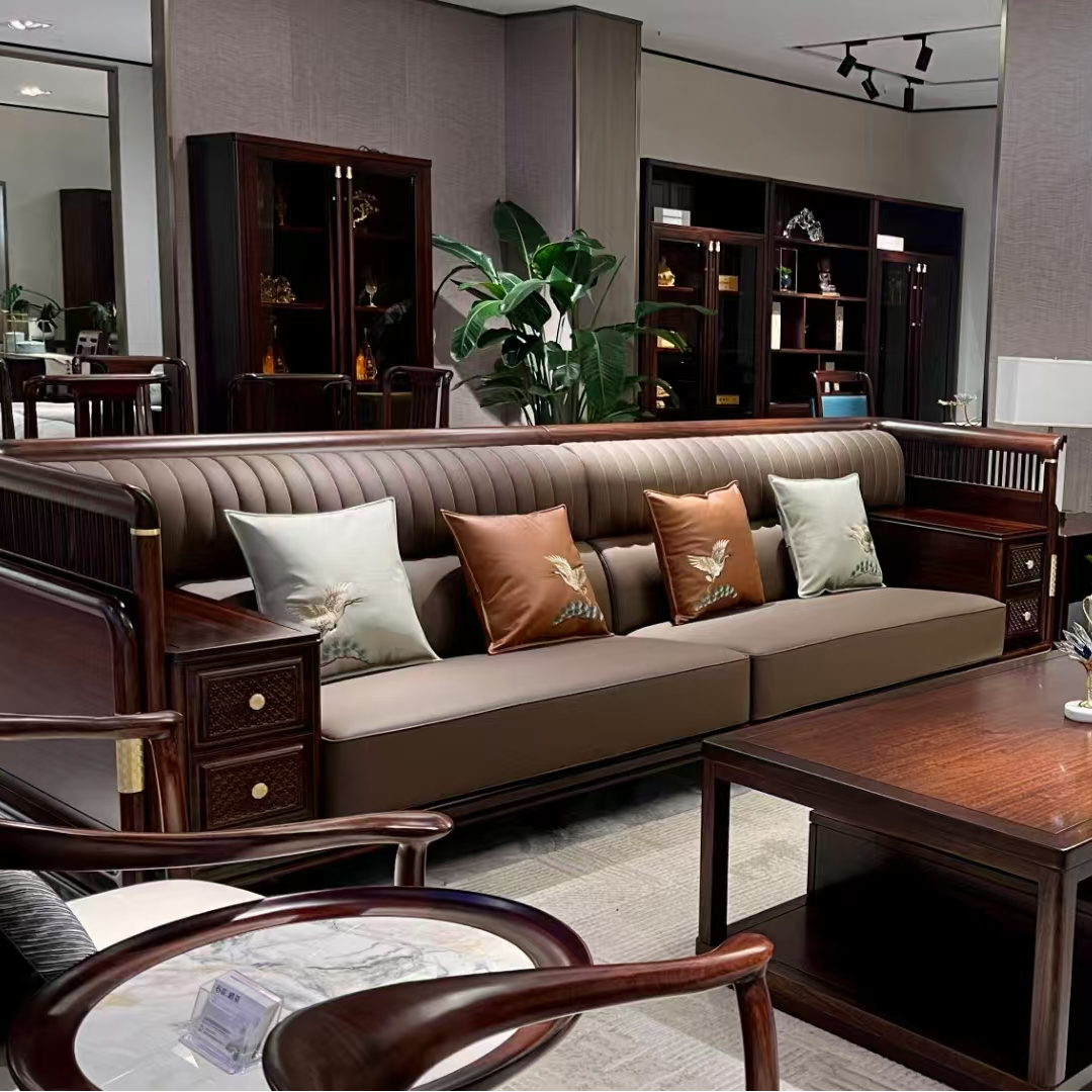 高博铭品新中式实木沙发1+2+3+4沙发组合实木家具定金