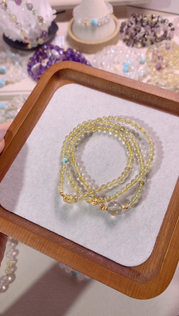 【闪购商品】水晶手链银S925镶嵌孤品