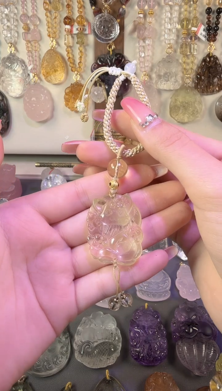 【闪购商品】水晶颈饰未镶嵌黄包挂