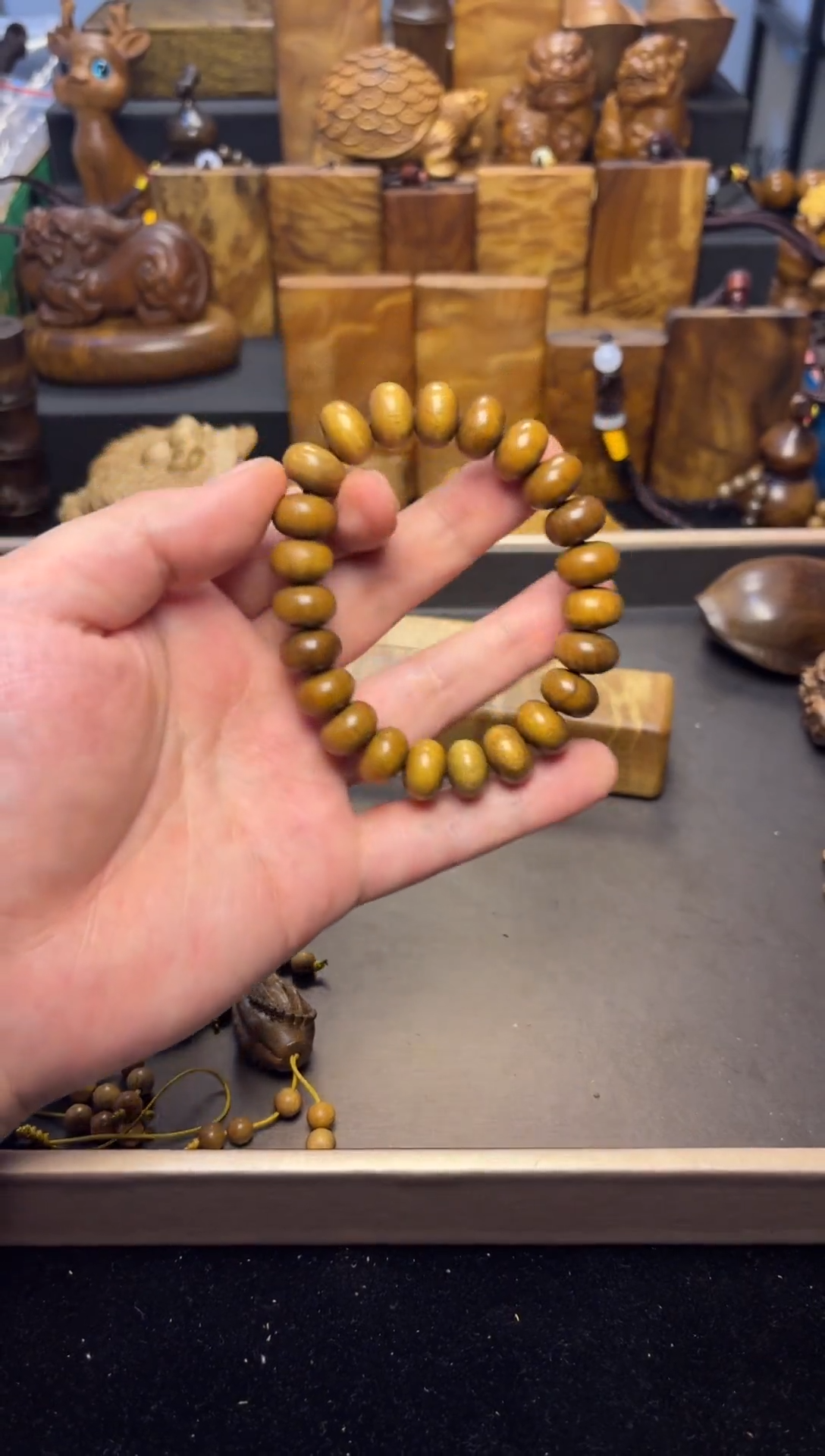 【闪购商品】楠木（金丝楠）其他算盘珠31