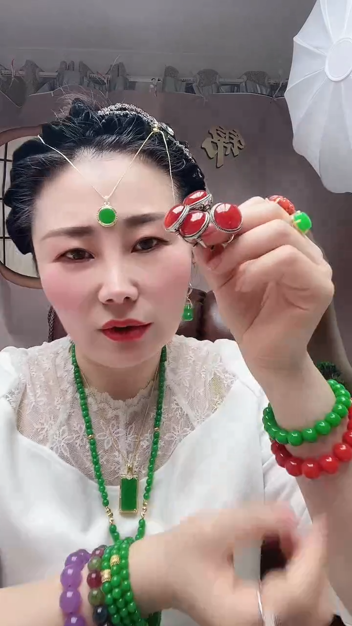 【闪购商品】南红玛瑙戒指银S925镶嵌31号