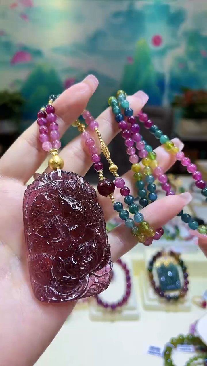 【闪购商品】碧玺手链18K金镶嵌@@ZY41126019