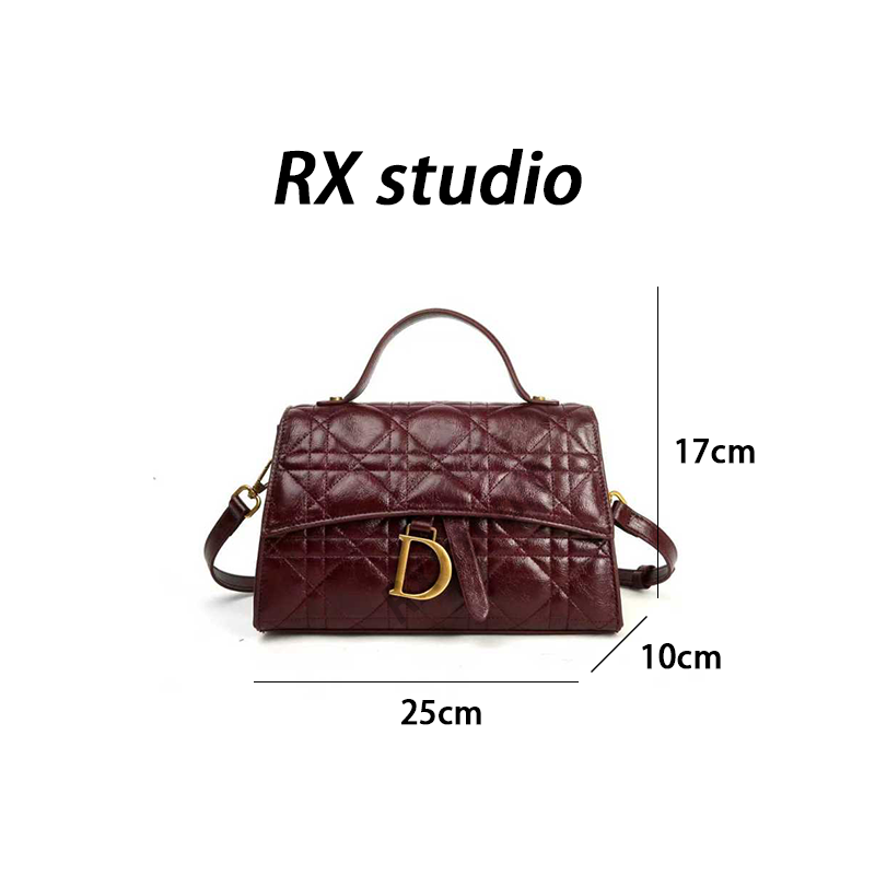 【南沙瑞熙】BF-66518-帝国红-轻奢小众设计感时尚百搭女士包