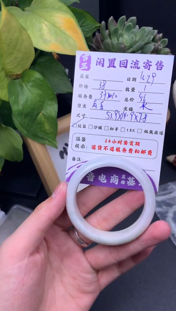 未镶嵌手镯翡翠手镯