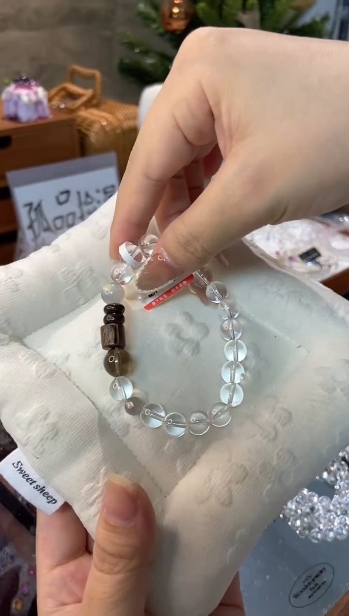 未镶嵌手串水晶孤品捡漏均匀瑕疵介意勿拍
