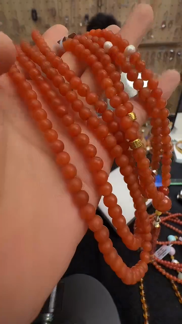 项链未镶嵌南红玛瑙村0249 约6mm 多样性发一件