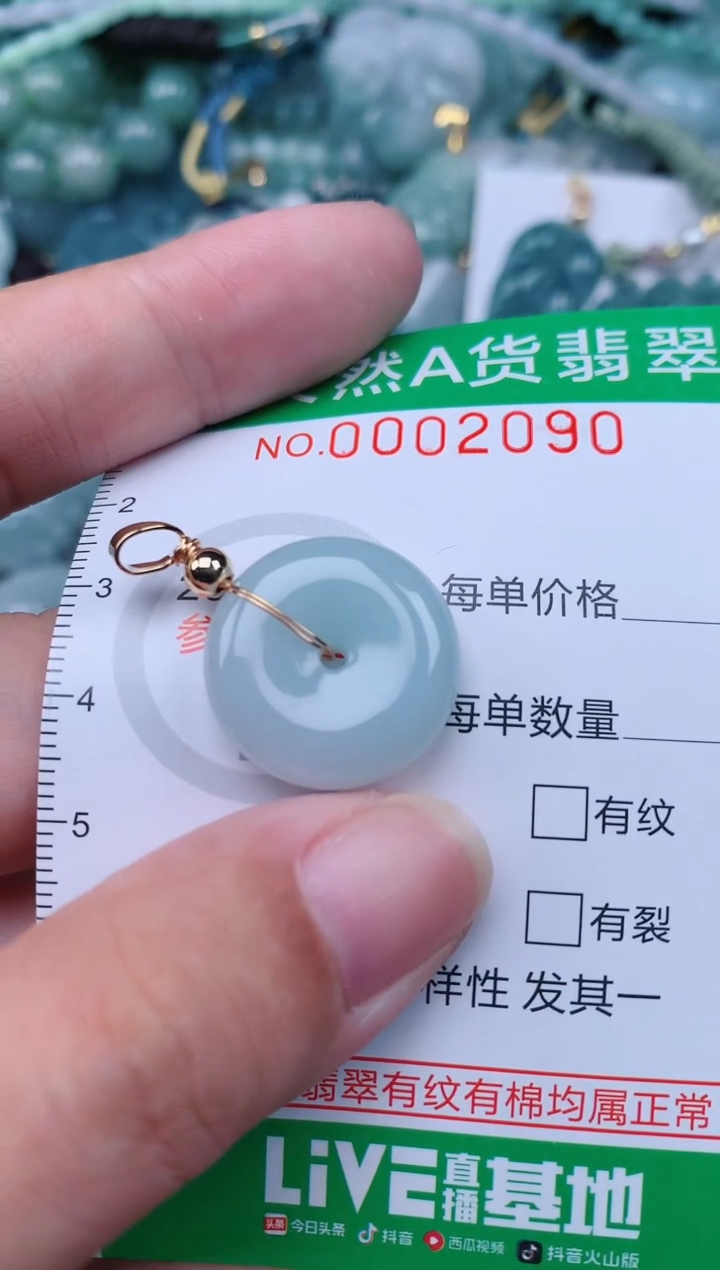 翡翠未镶嵌颈饰.0002090