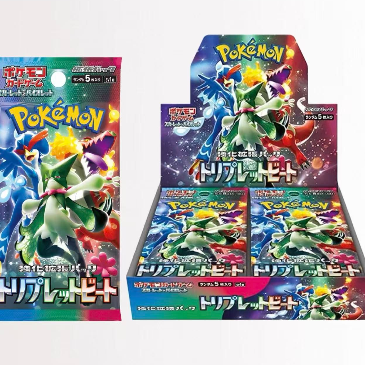 【九尾拆卡】PTCG 宝可梦卡牌 日版 sv1a 三连音爆