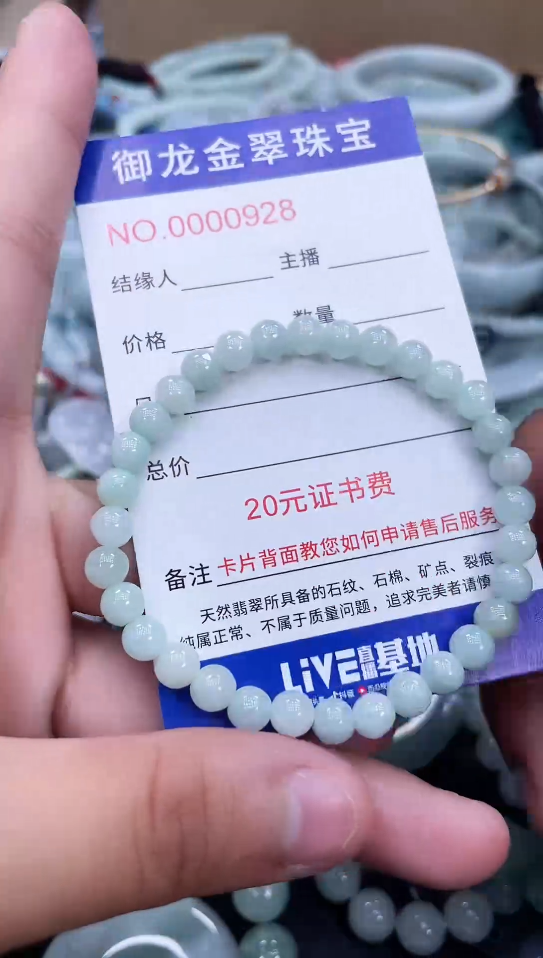 翡翠未镶嵌颈饰016
