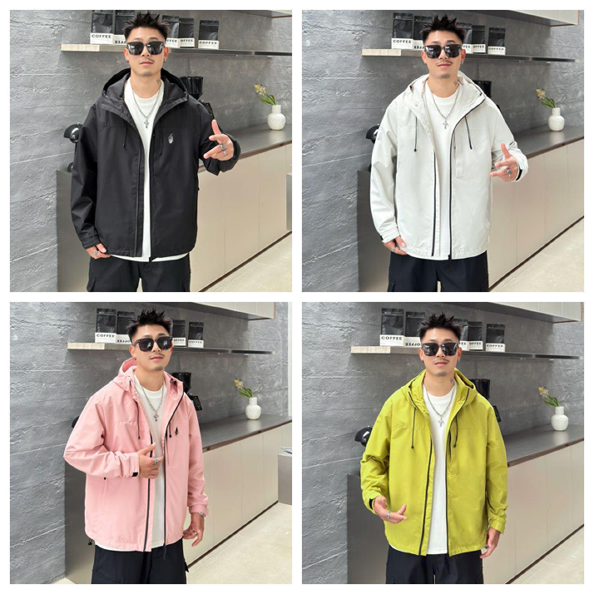 主播专属 WD56065屋鼎春夏新款冲锋衣外套