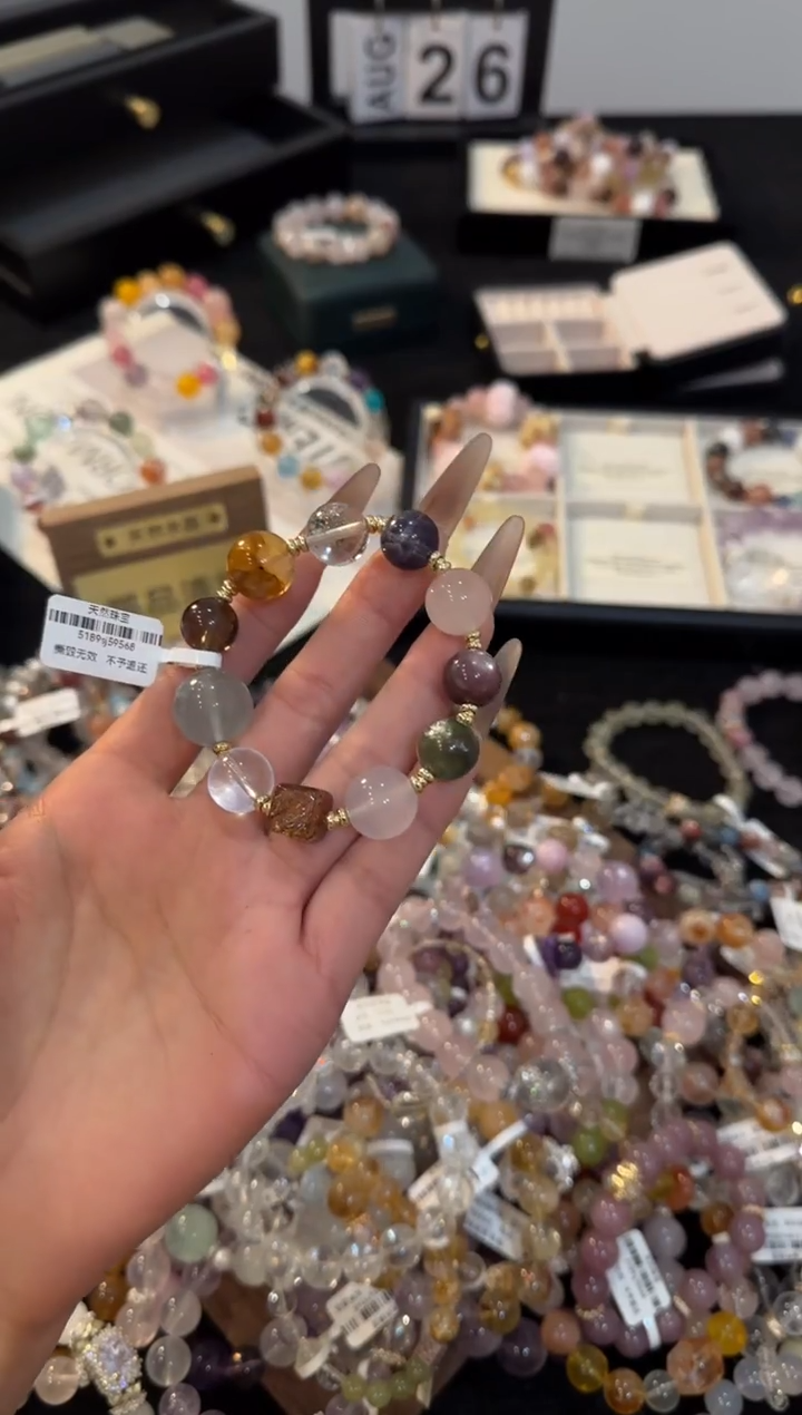 合金手链水晶流量密码x2834