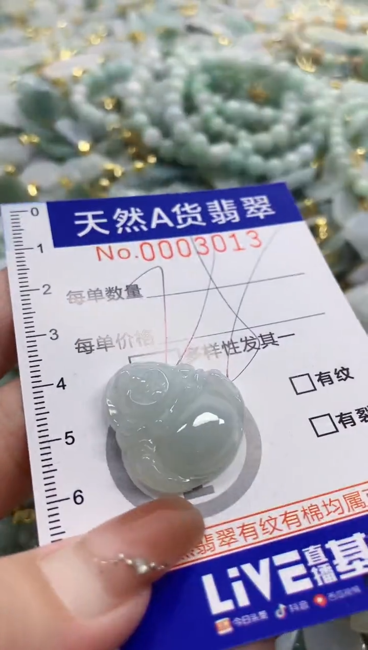 颈饰未镶嵌翡翠天然A货翡翠