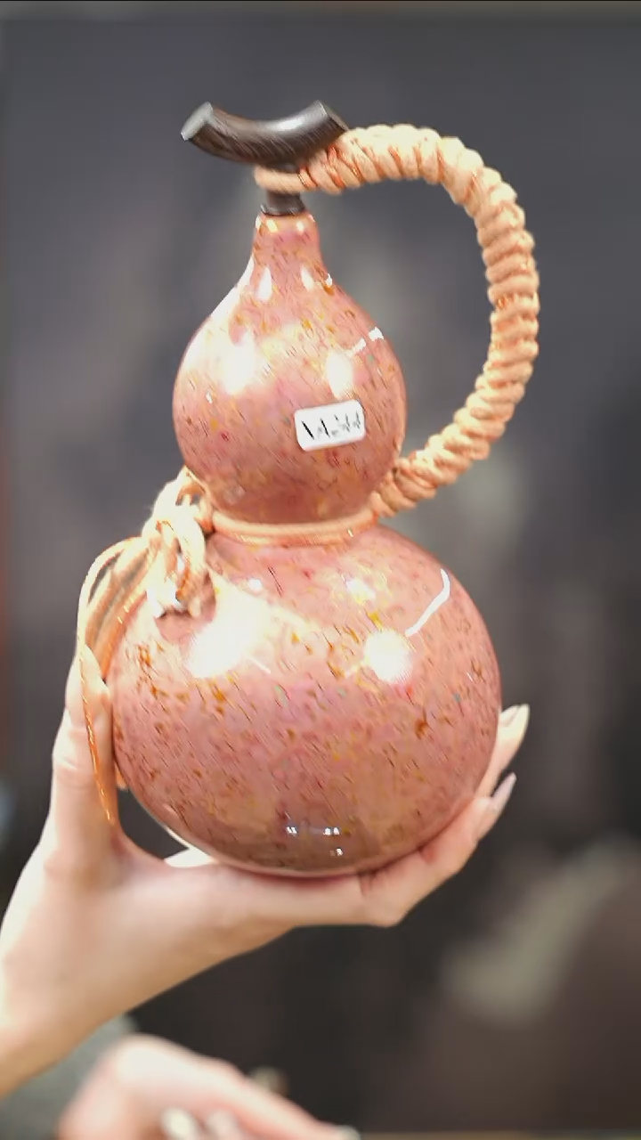 【闪购商品】XA244漆艺酒葫芦不包手串及旋转底座