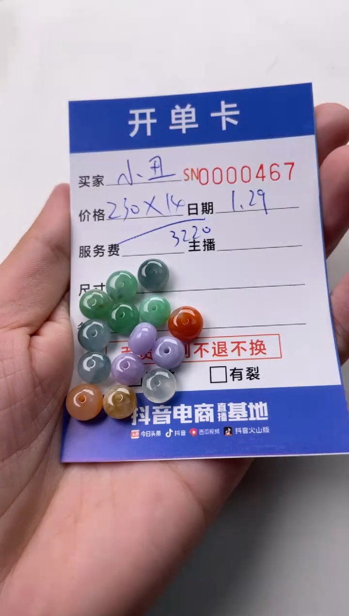 【闪购商品】翡翠颈饰未镶嵌00000467