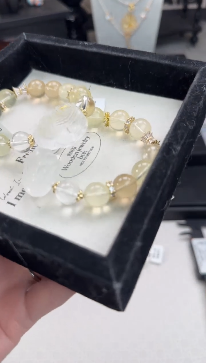 水晶手链未镶嵌天然水晶 多样性发货