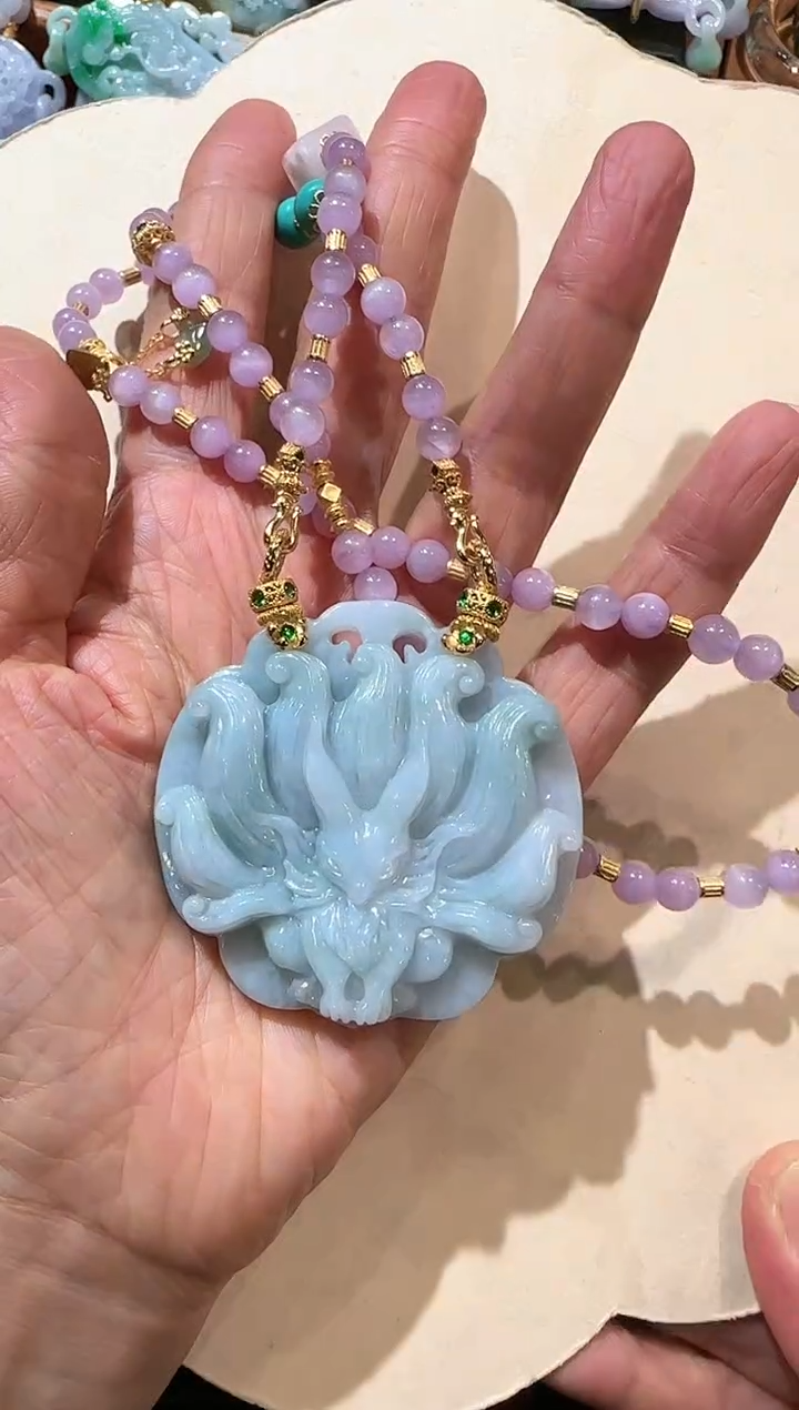 【闪购商品】翡翠颈饰未镶嵌国风