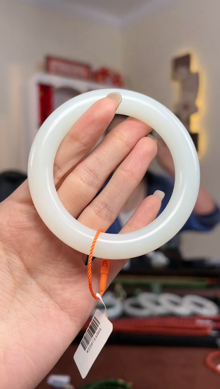 【闪购商品】和田玉手镯未镶嵌S17-57mm  11*11