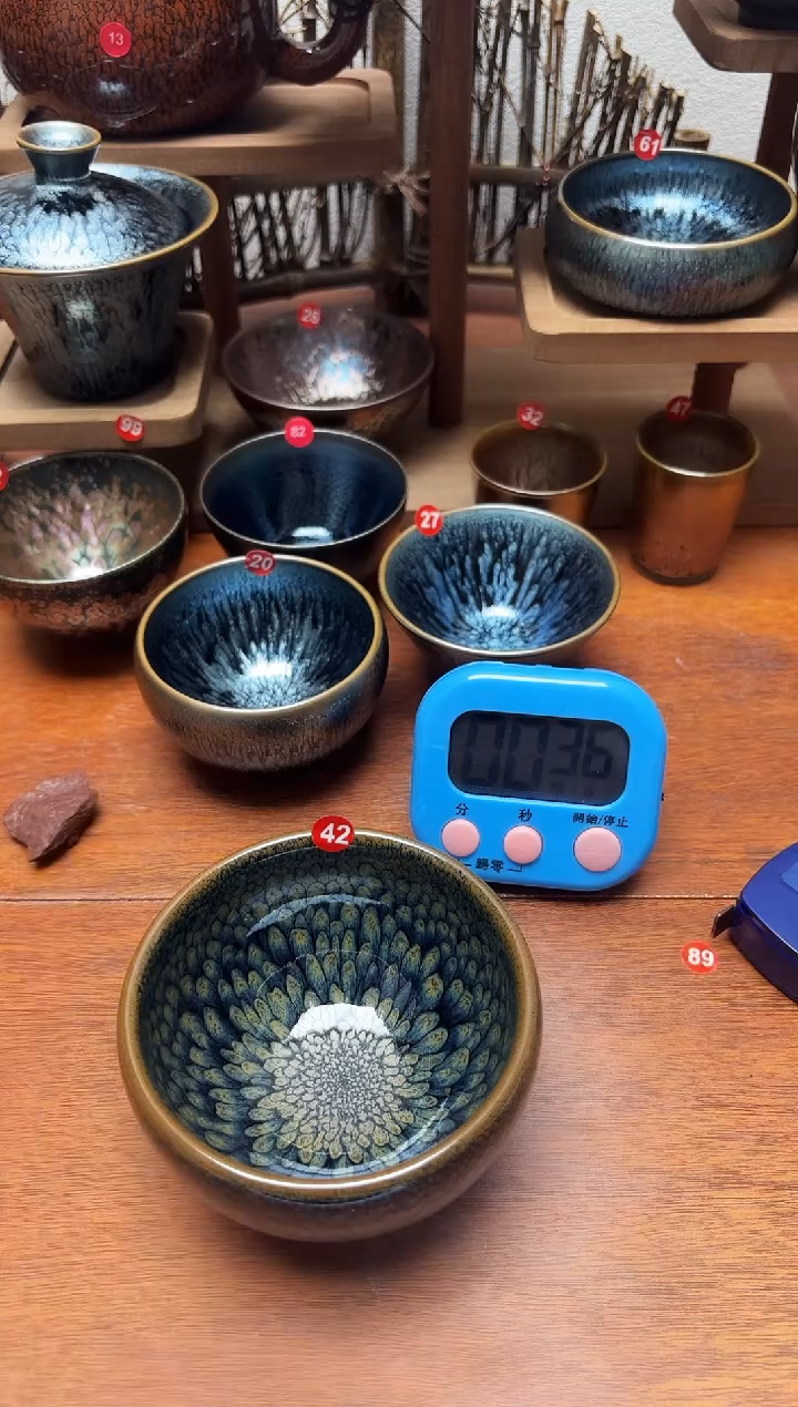 茶盏飞****?42号建盏工匠茶器