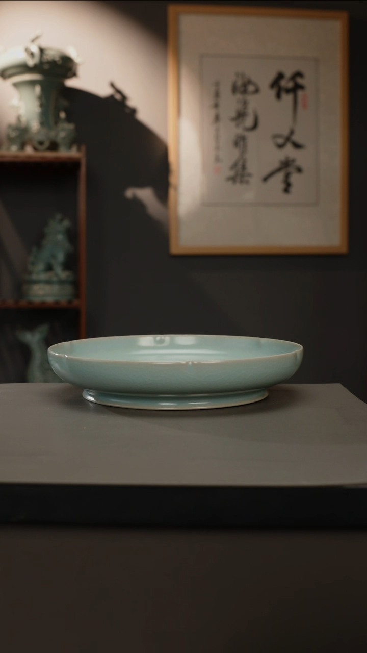 【闪购商品】杯仿古釉原矿 葵盘