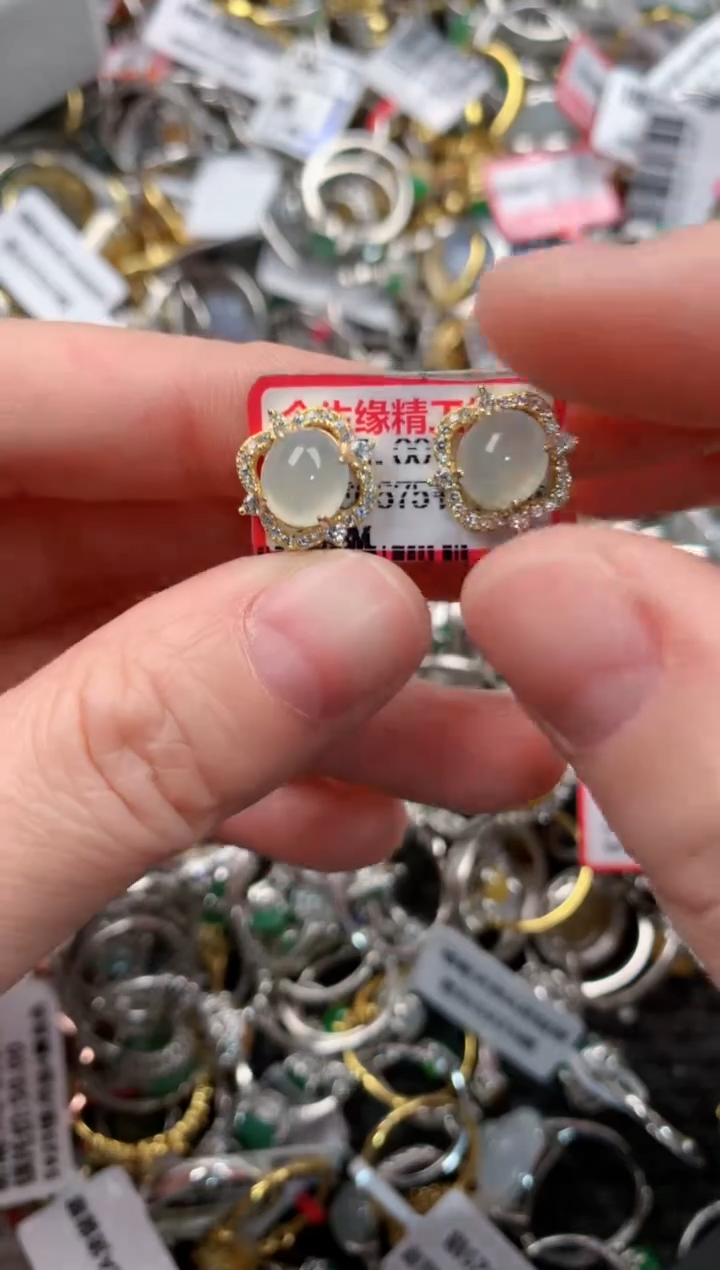 银S925镶嵌戒指翡翠333    4