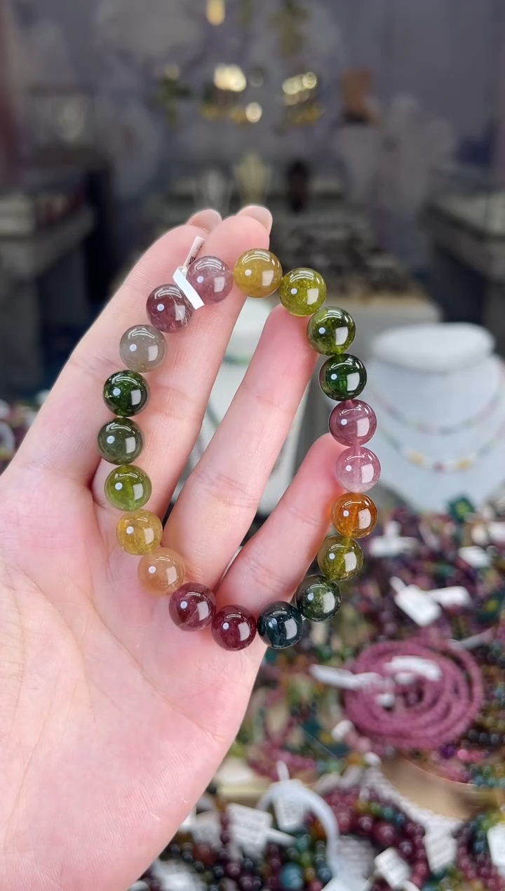 【闪购商品】碧玺/未镶嵌9mm+碧玺单圈多样性发货