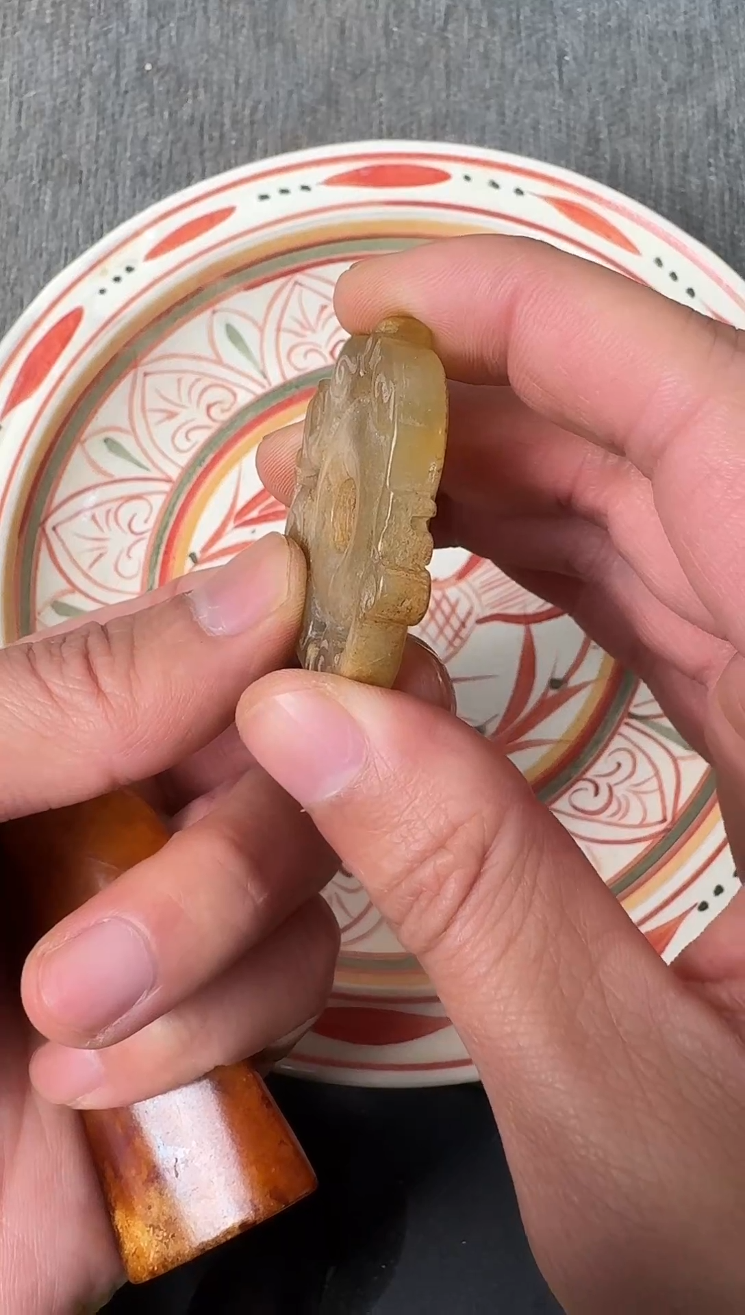 未镶嵌和田玉摆件微瑕88888