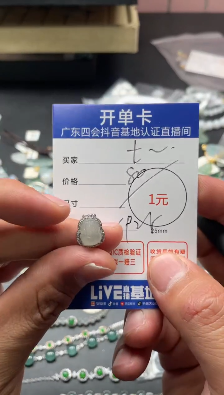 颈饰未镶嵌翡翠t****?挂件