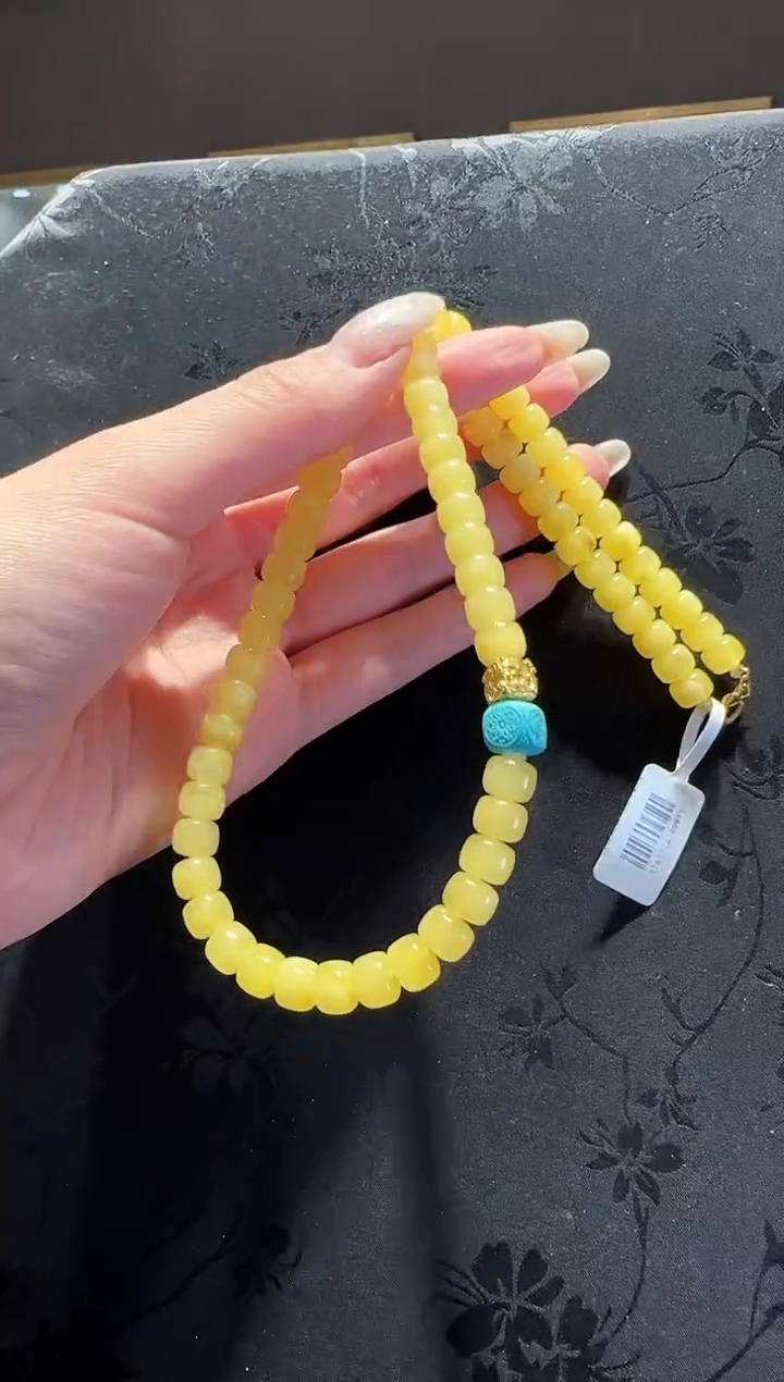 【闪购商品】琥珀项链未镶嵌蜜蜡老型项链设计款