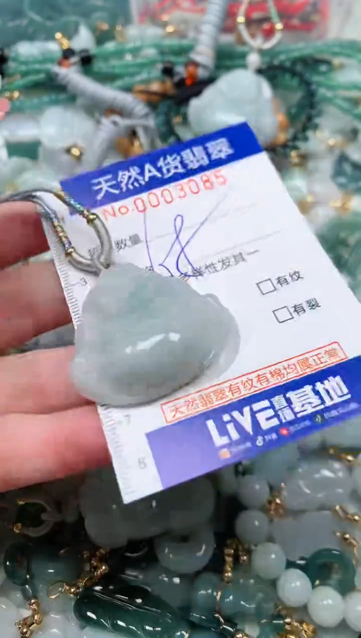 【闪购商品】翡翠颈饰未镶嵌00003085